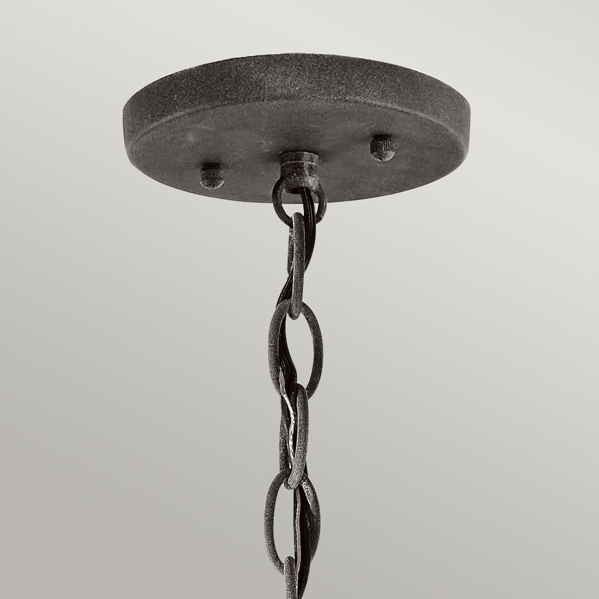 Quintiesse Chance Harbor Single Chain Lantern - Weathered Zinc