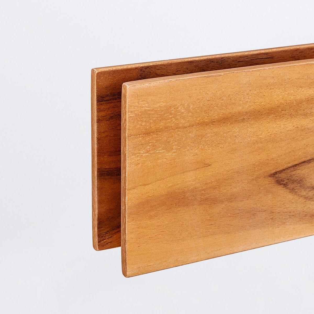 Quintiesse Clean LED Pendant - Teak Veneer