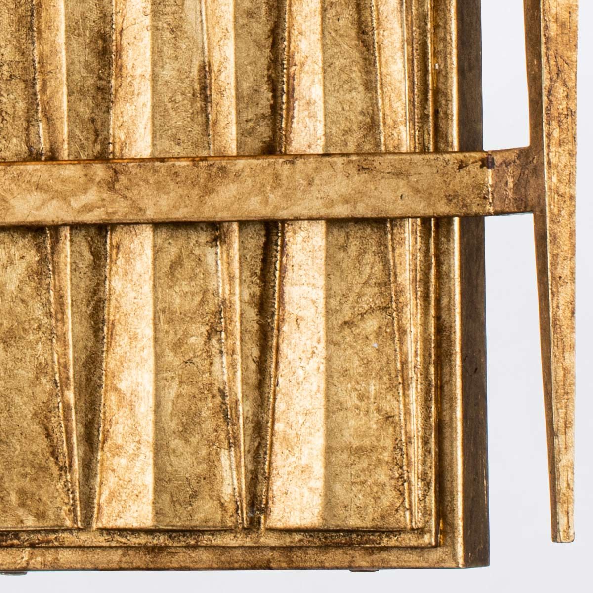 Quintiesse Crest 2 Light Wall Light - Gold Leaf
