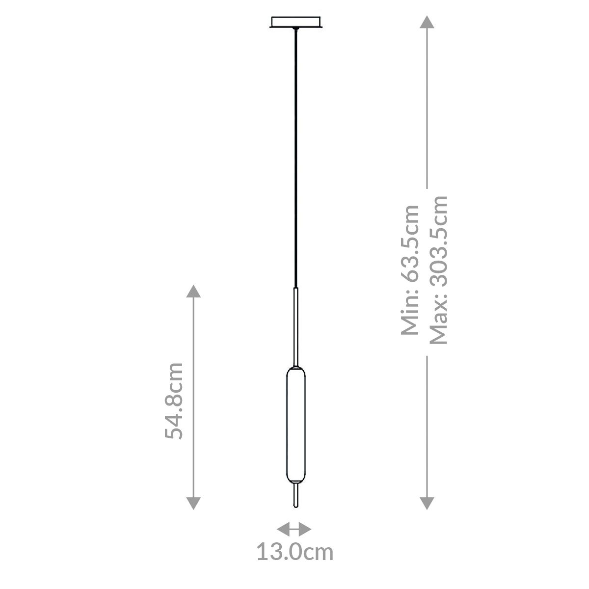 Quintiesse Cumberland 1 Light Pendant - Matte Black