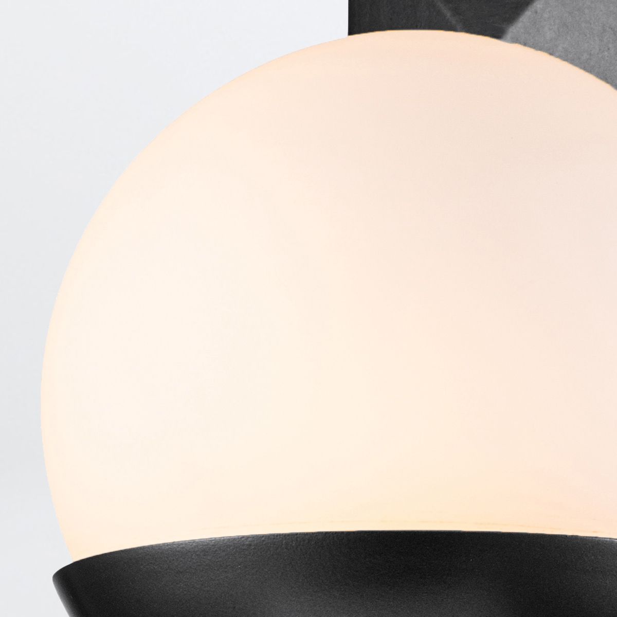 Quintiesse Deco 1 Light Wall Light - Black