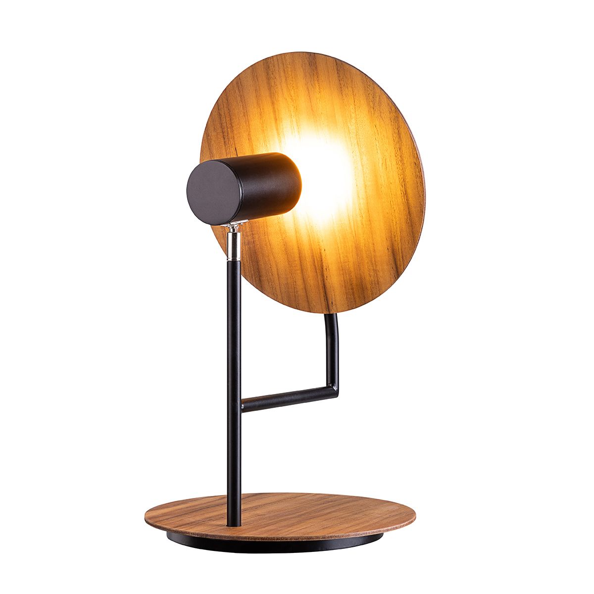 Quintiesse Dot Table Lamp - Teak Veneer
