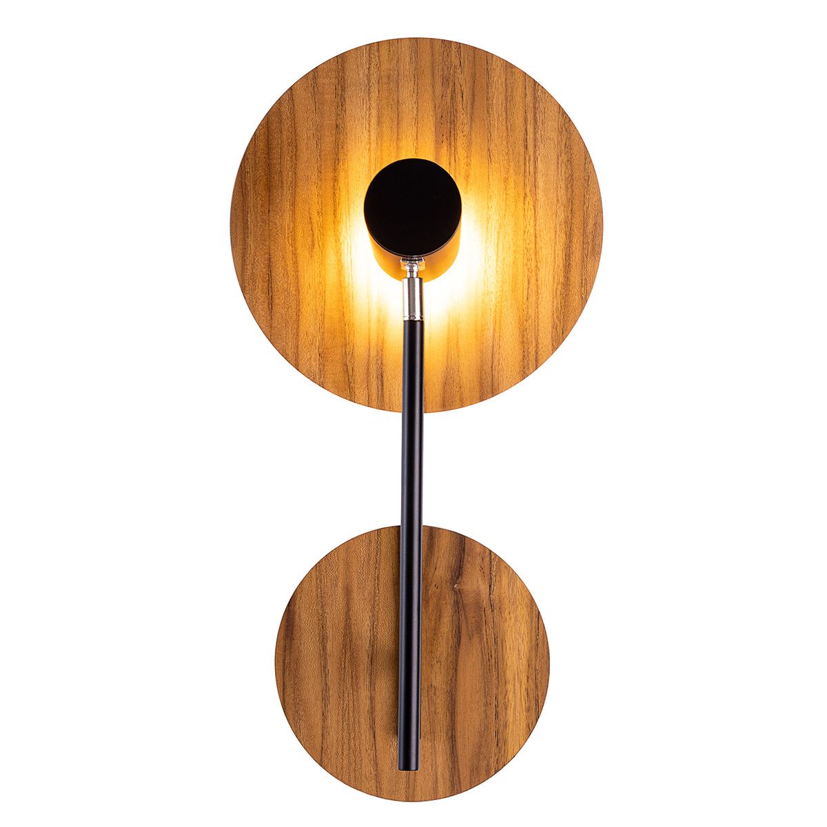 Quintiesse Dot Wall Light - Teak Veneer