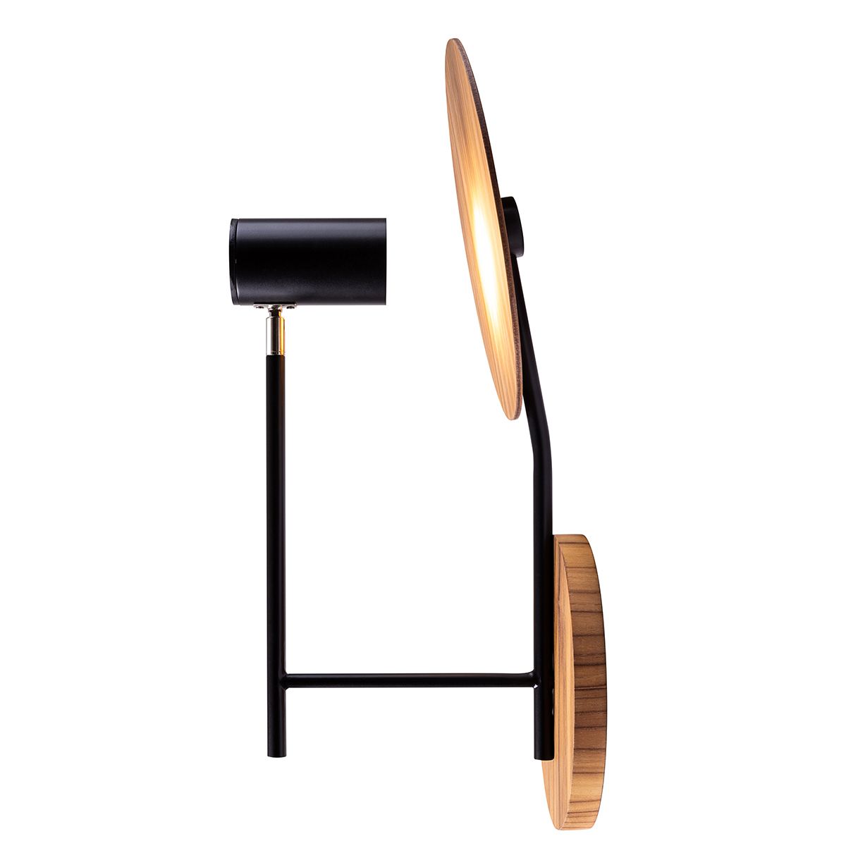 Quintiesse Dot Wall Light - Teak Veneer