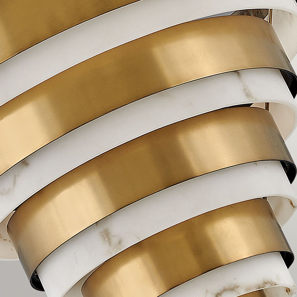 Quintiesse Echelon 4 Light Pendant - Heritage Brass
