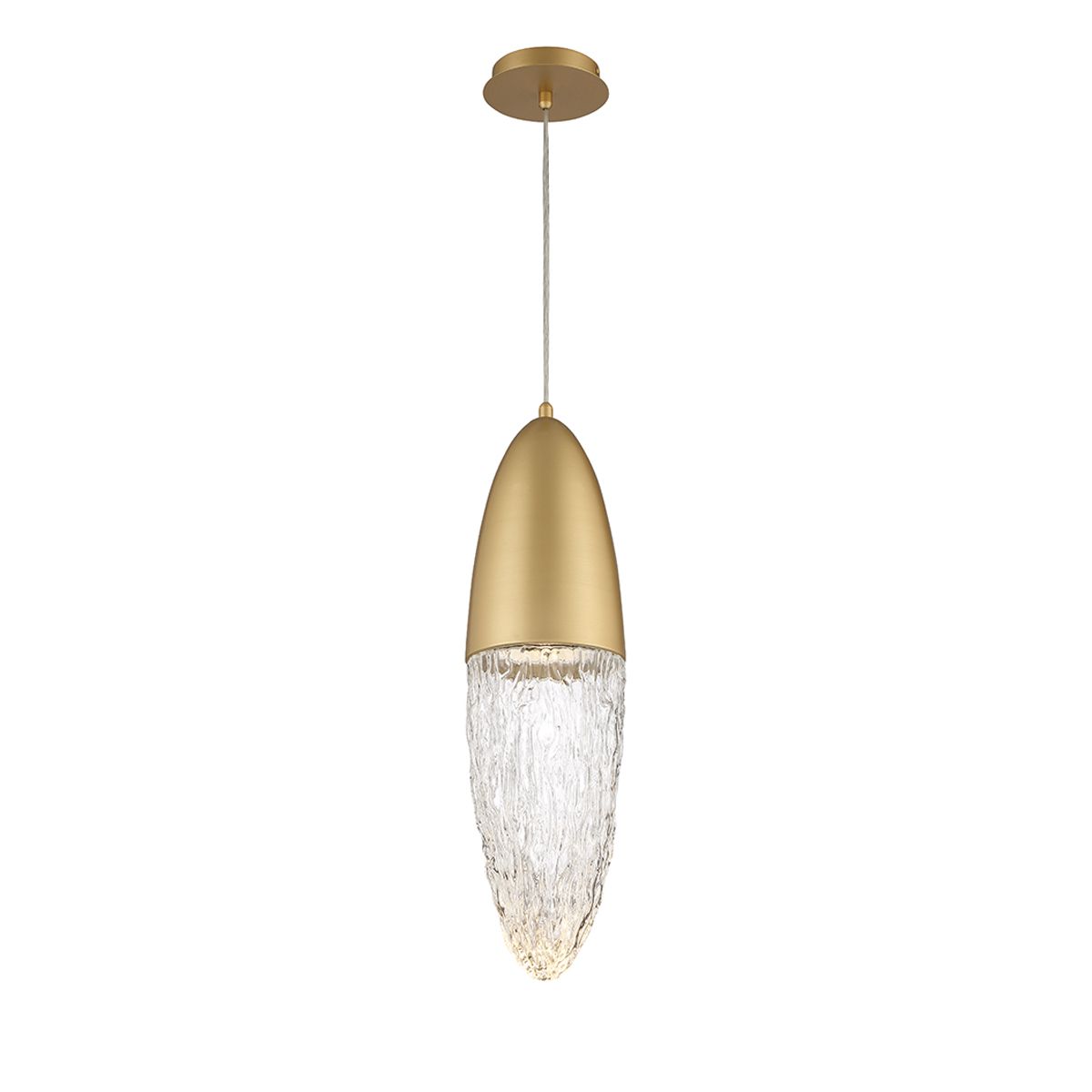 Quintiesse Ecrou Pendant - Matte Gold