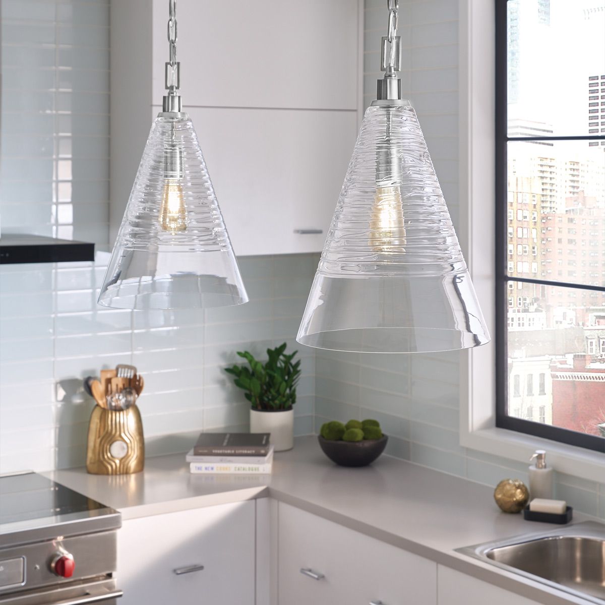 Quintiesse Elmore Single Pendant - Polished Chrome