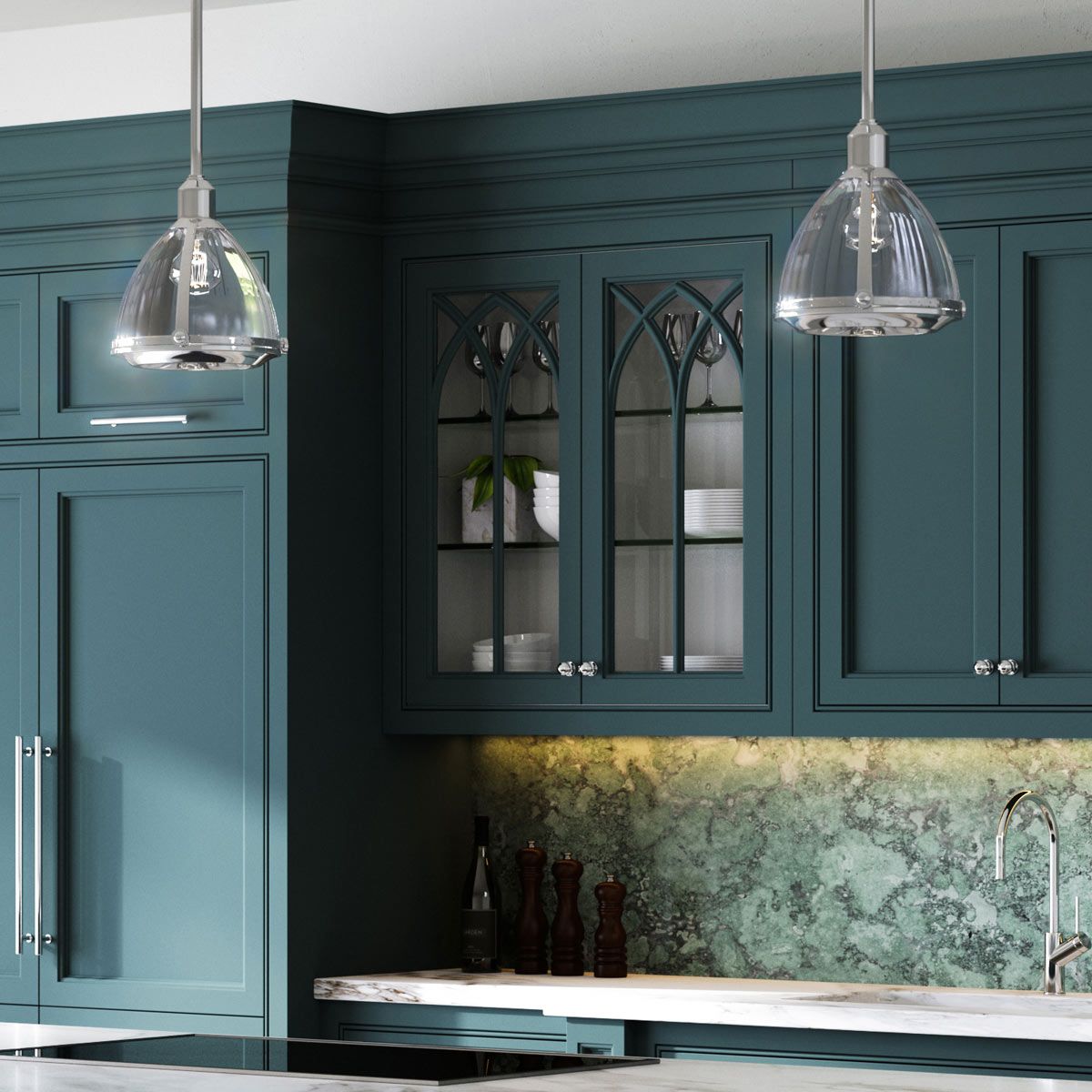 Quintiesse Elroy Single Pendant - Polished Nickel