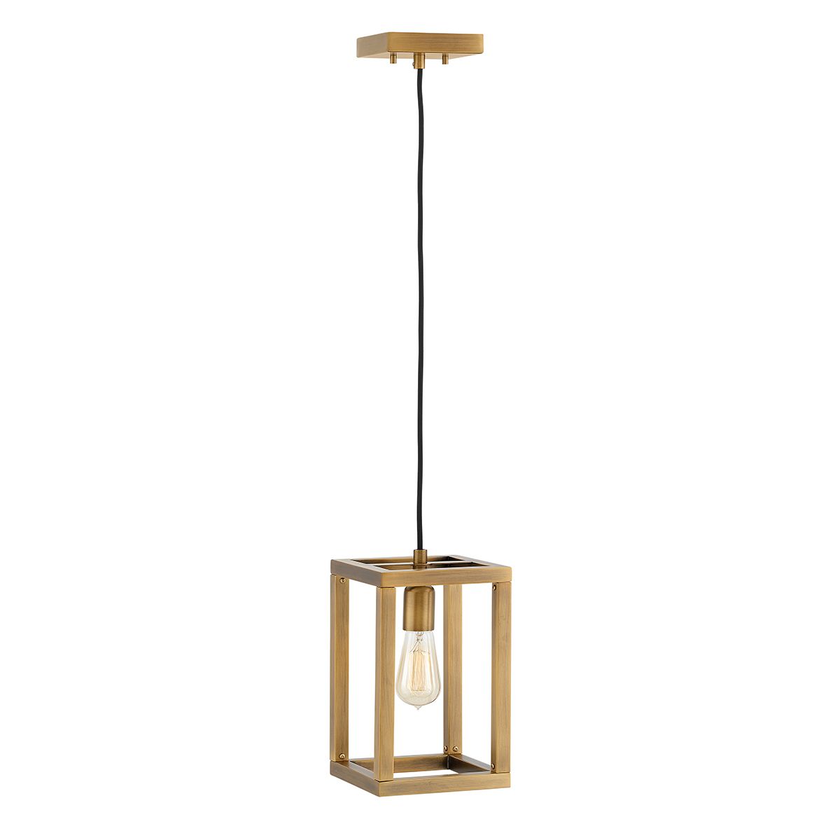 Quintiesse Ensemble Single Pendant / Wall Light - Brushed Bronze