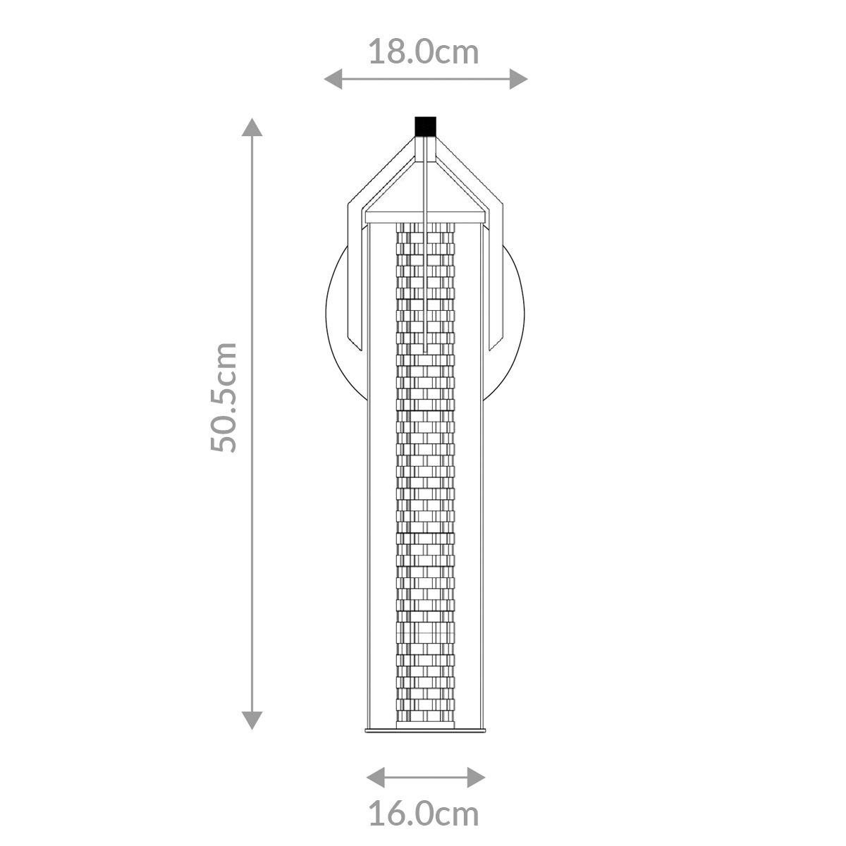Quintiesse Espada Wall light - Gold