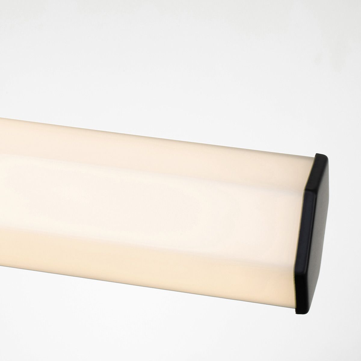 Quintiesse Facet Dual LED Bathroom Wall Light - Matt Black