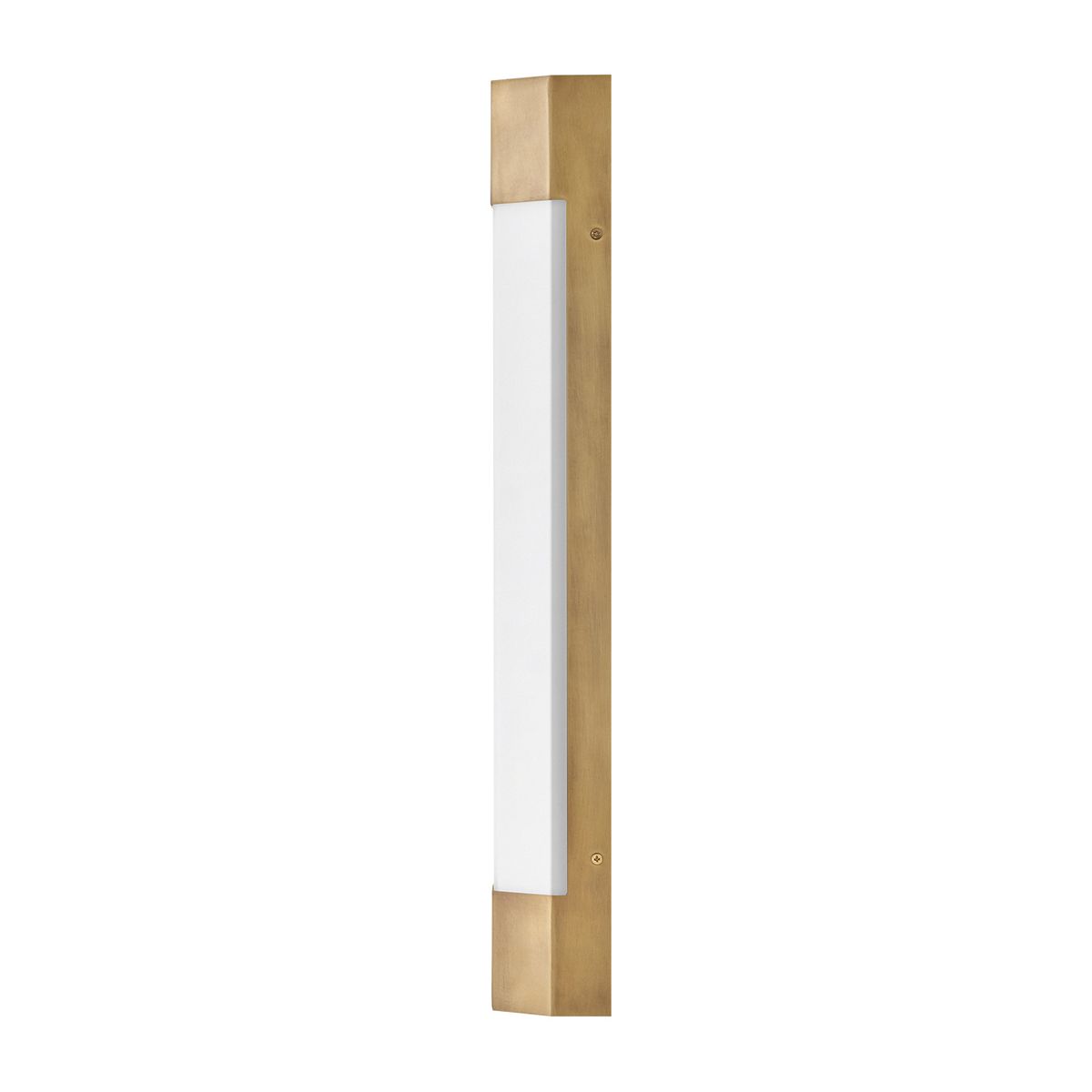 Quintiesse Facet Large LED Wall Light - Heritage Brass