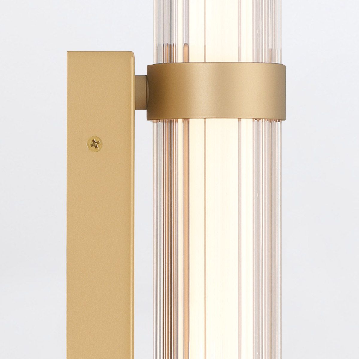 Quintiesse Fayton Medium LED Wall Light - Matte Gold