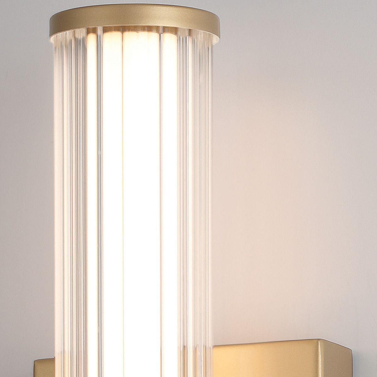 Quintiesse Fayton Small LED Wall Light - Matte Gold
