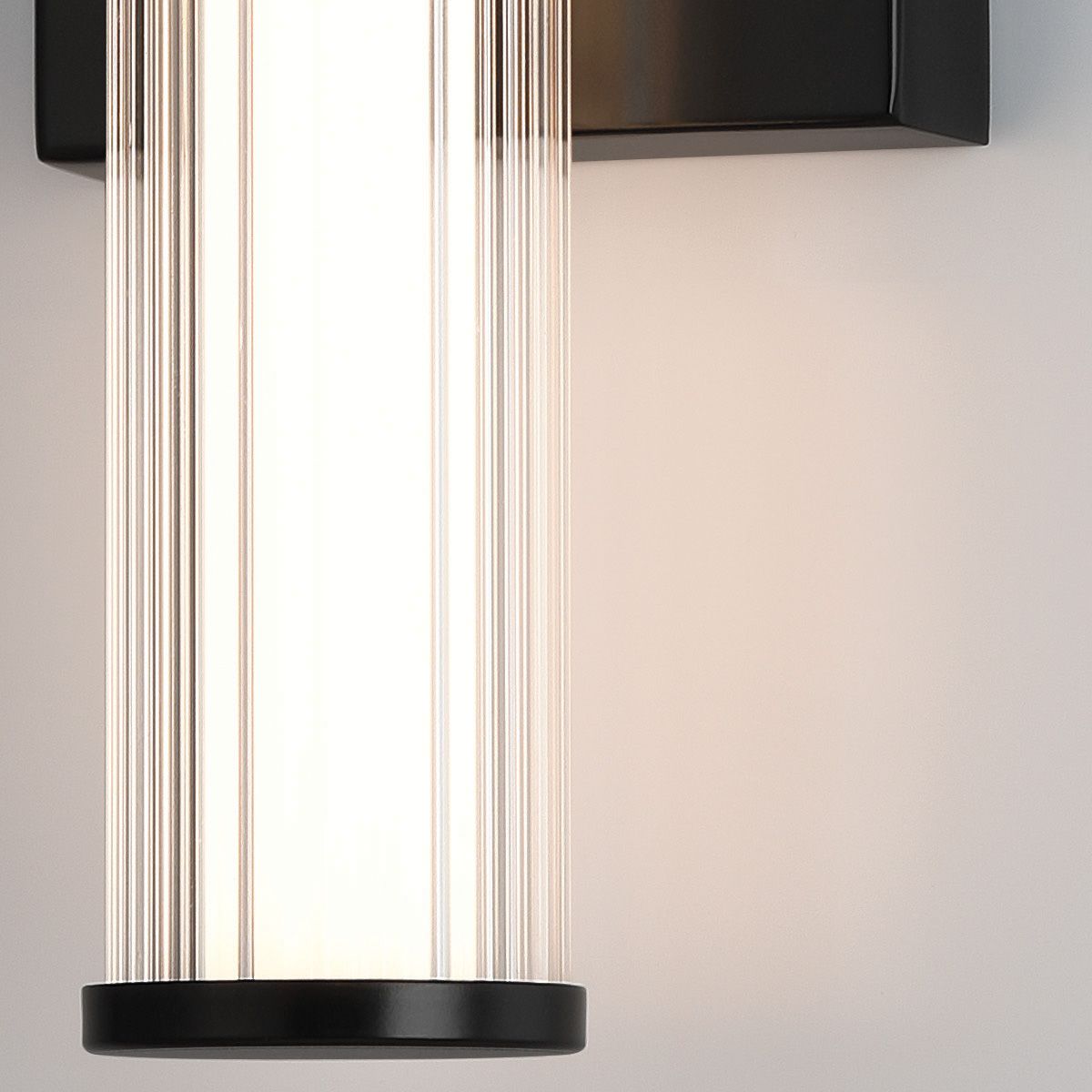 Quintiesse Fayton Small LED Wall Light - Matte Black