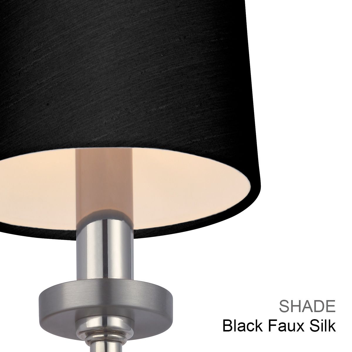 Quintiesse Felixstowe Single Bathroom Wall Light - Scallop Shade
