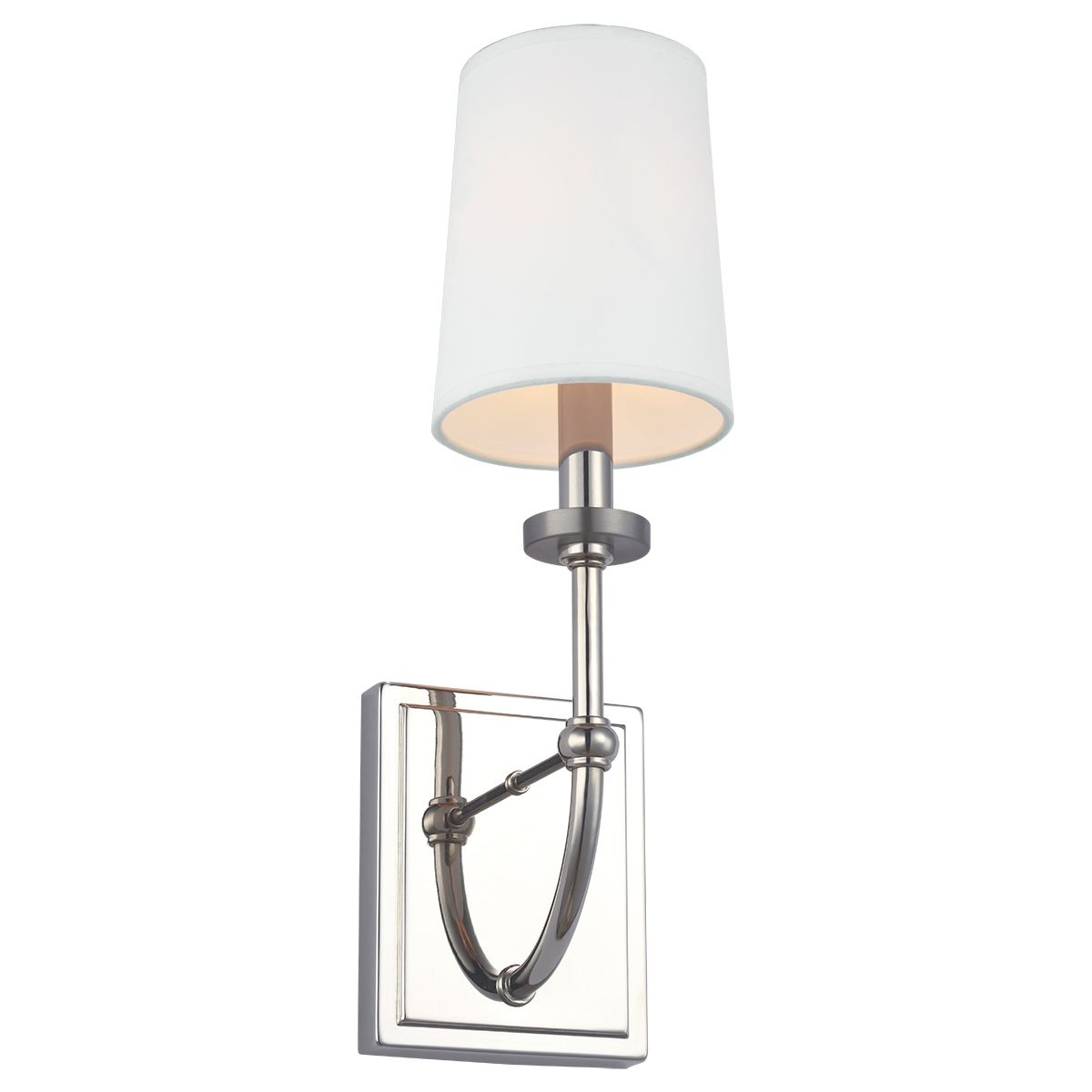 Quintiesse Felixstowe Single Bathroom Wall Light - Polished Chrome