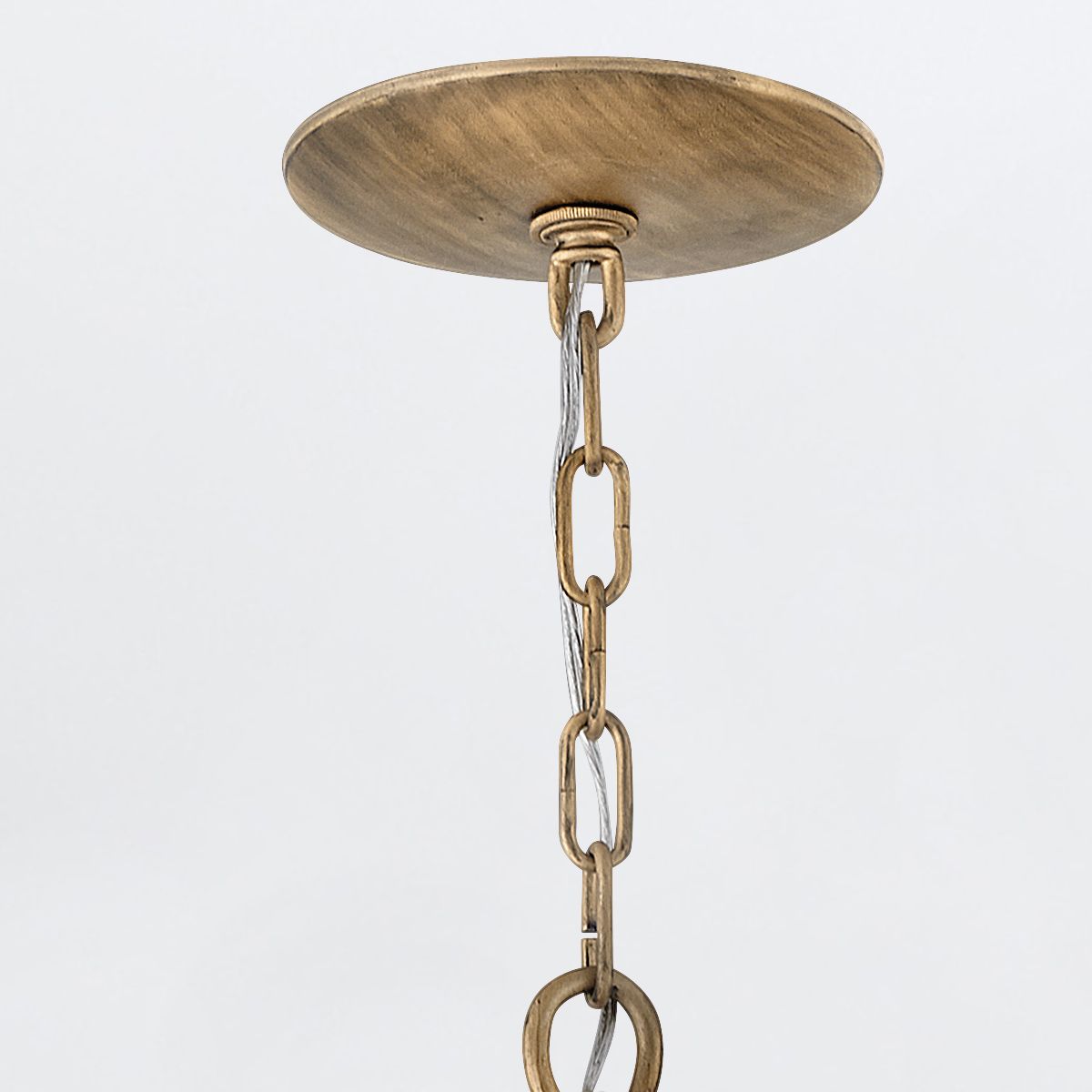 Quintiesse Flora 6 Light Chandelier - Burnished Gold