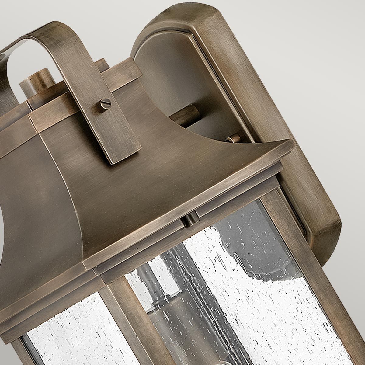 Quintiesse Grant Single Medium Wall Lantern - Burnished Bronze