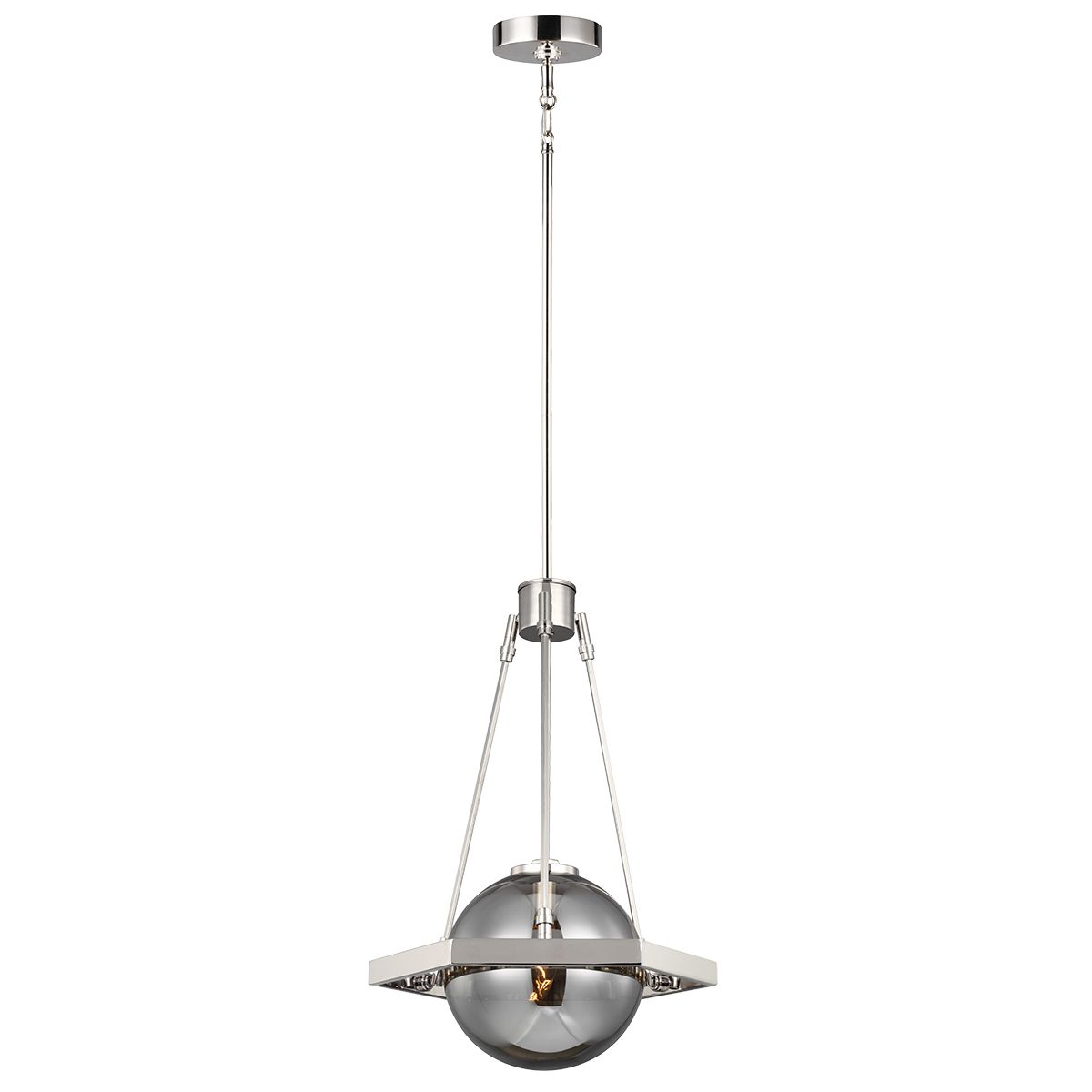 Quintiesse Harper Single Pendant - Polished Nickel