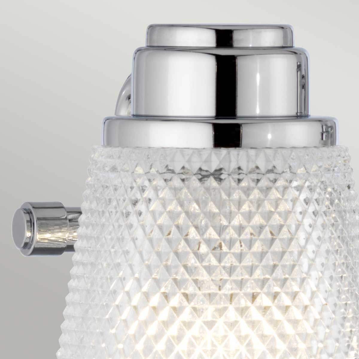 Quintiesse Hudson 4 Light Bathroom Wall Light - Polished Chrome