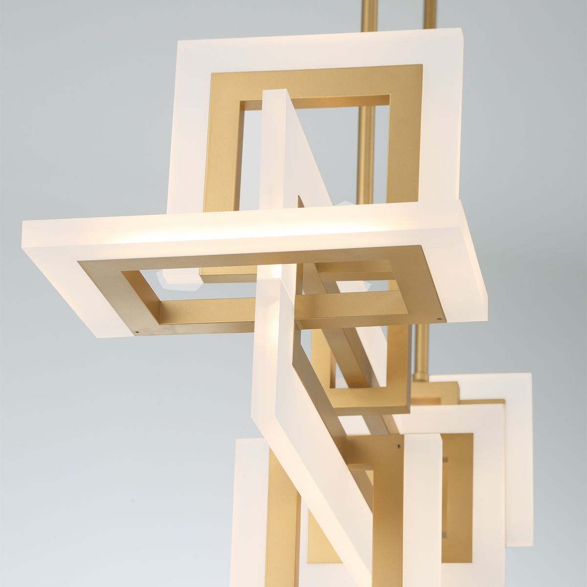 Quintiesse Inizio Linear Pendant Medium - Matte Gold
