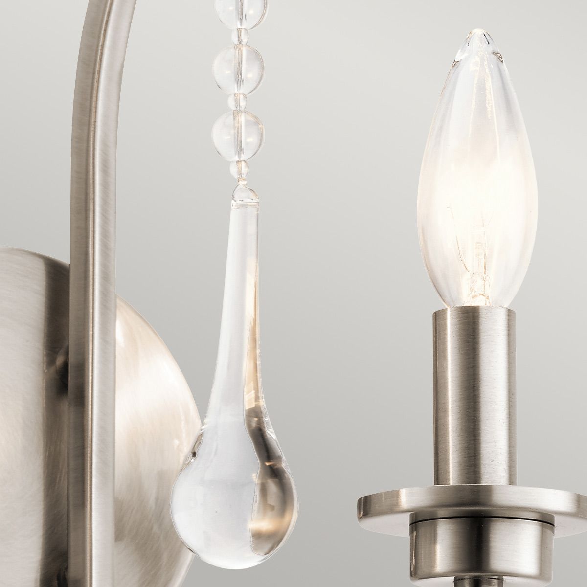 Quintiesse Karlee 2 Light Wall Light - Classic Pewter