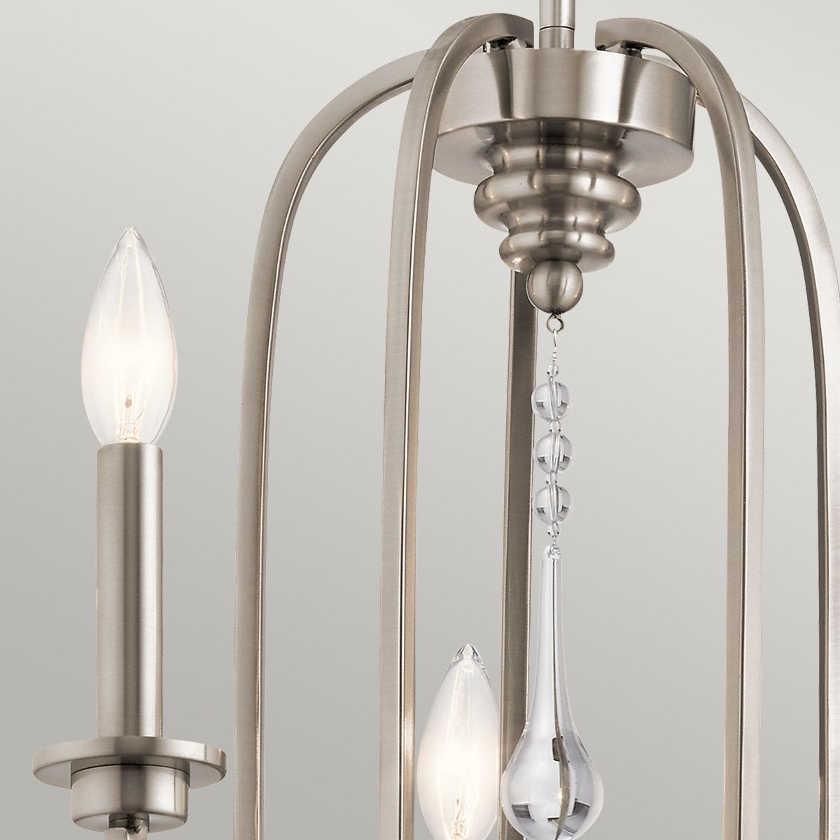 Quintiesse Karlee 5 Light Chandelier - Classic Pewter