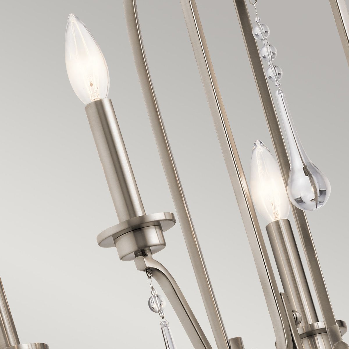 Quintiesse Karlee 5 Light Chandelier - Classic Pewter