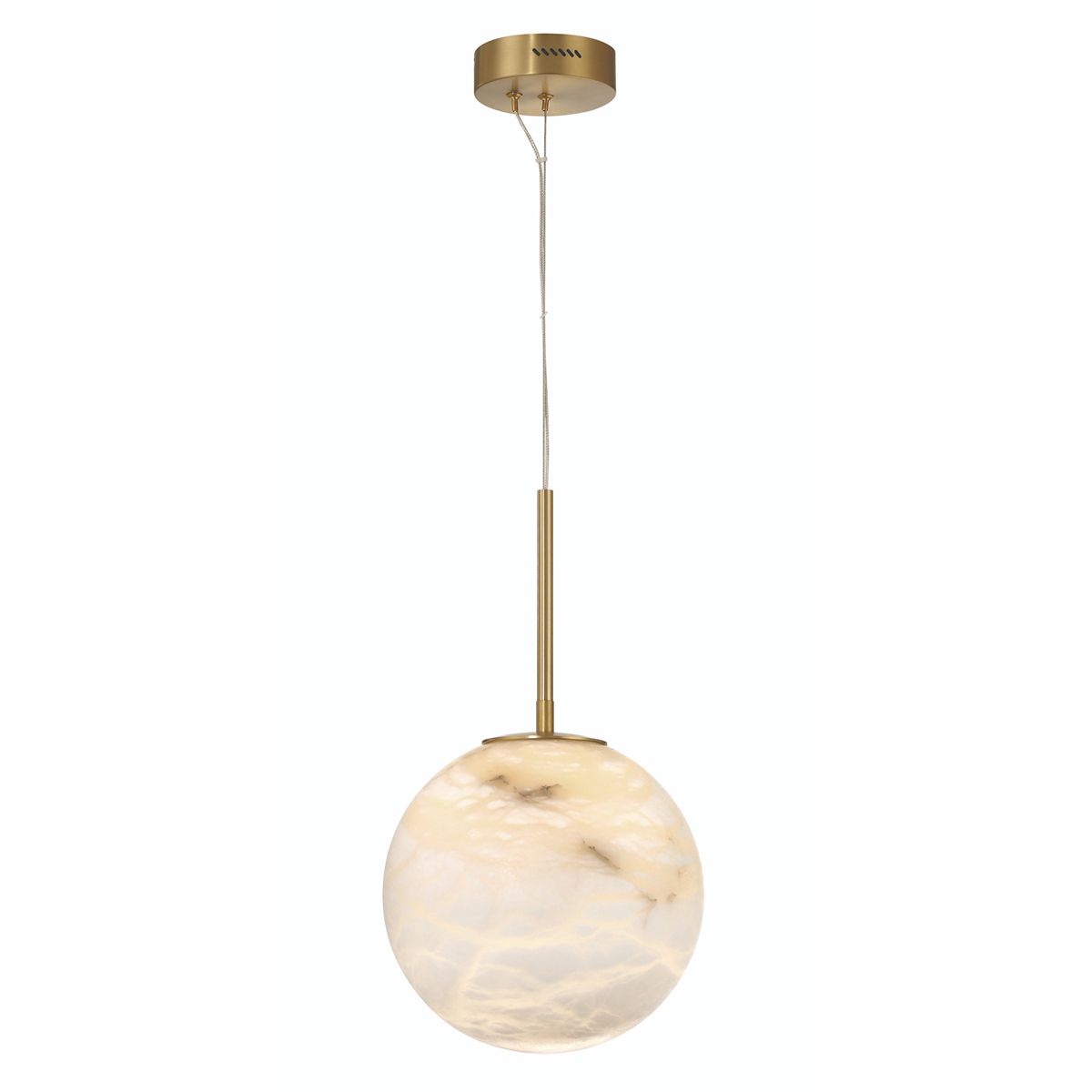 Quintiesse Kepler Alabaster Pendant Medium - Gold