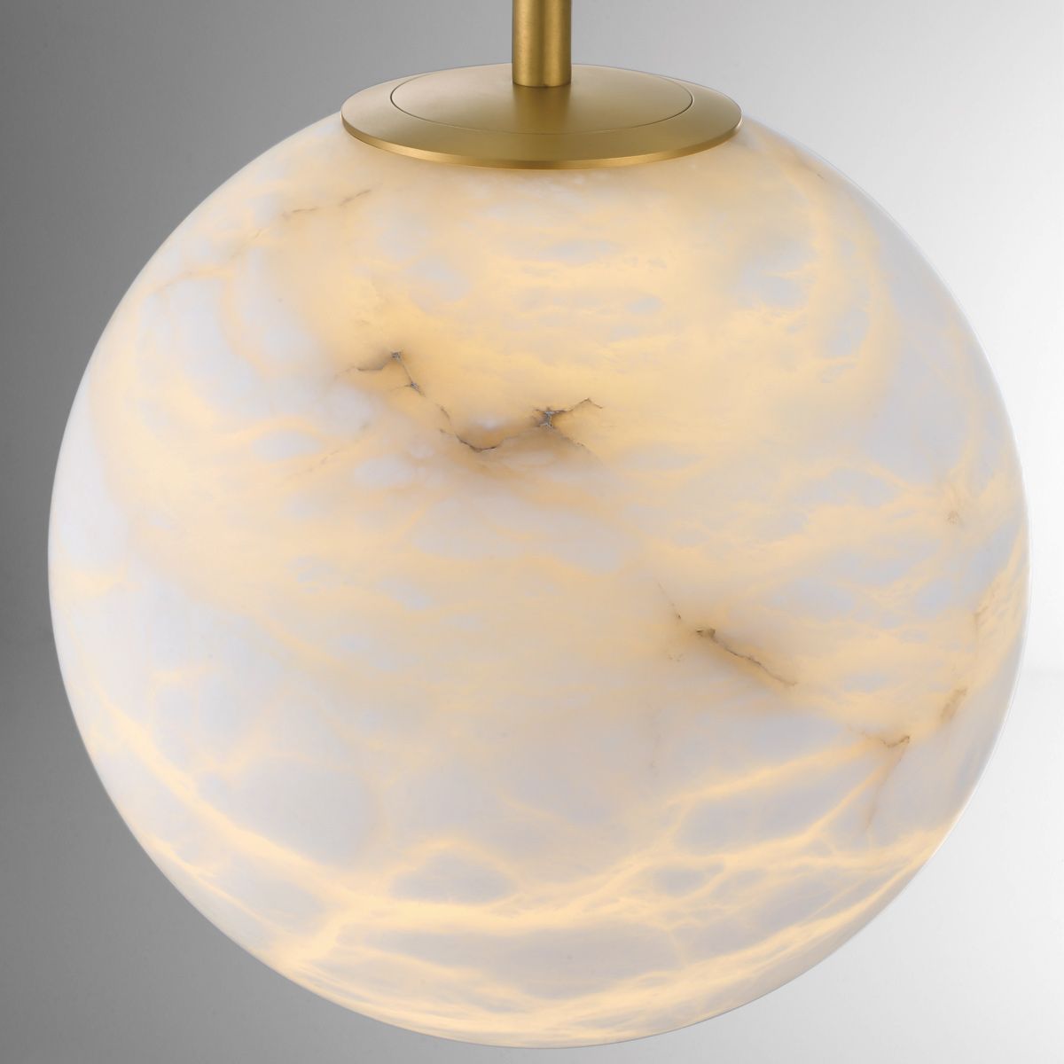 Quintiesse Kepler Alabaster Pendant Medium - Gold