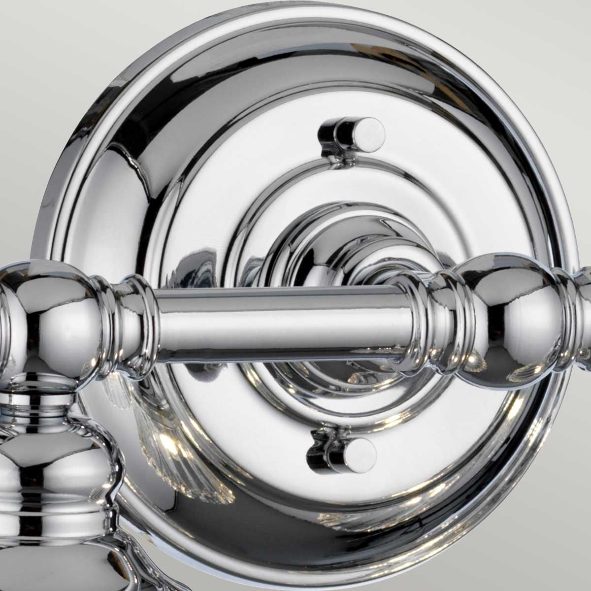 Quintiesse Keynes 4 Light Bathroom Wall Light - Polished Chrome