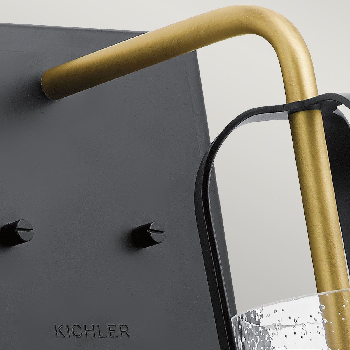 Quintiesse Kitner Single Wall Light - Brass