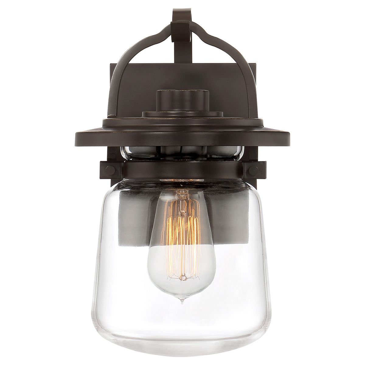 Quintiesse Lasalle Single Small Wall Lantern - Western Bronze