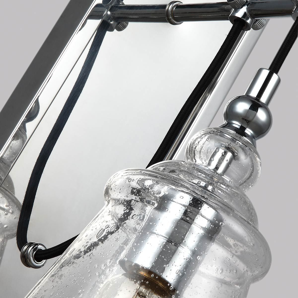 Quintiesse Loras Single Wall Light - Chrome