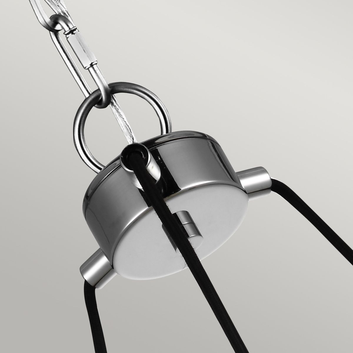 Quintiesse Loras 3 Light Chandelier - Chrome