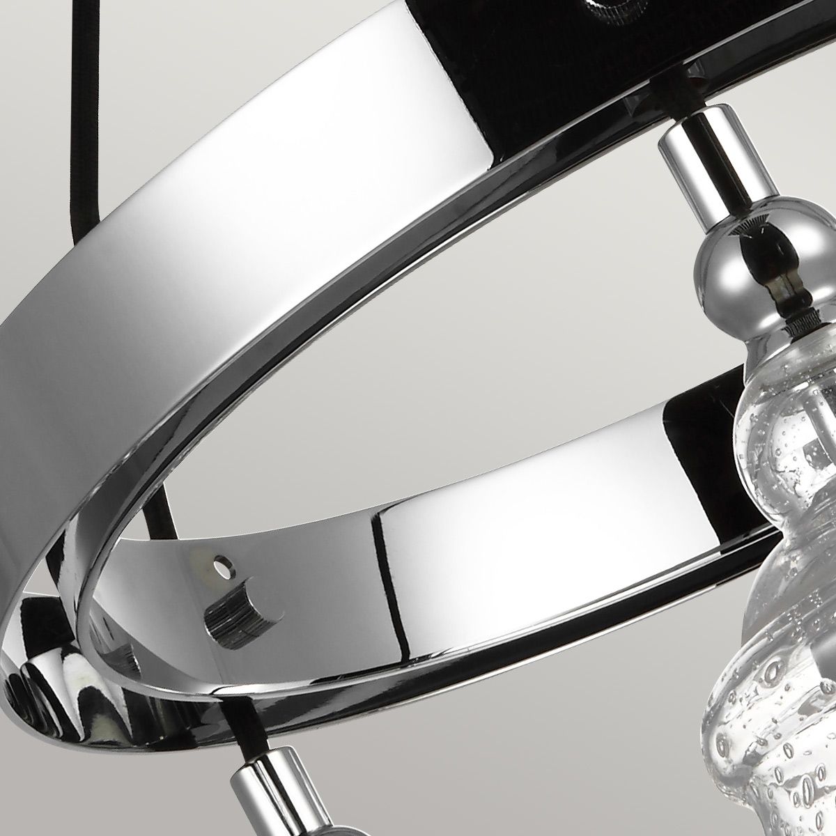 Quintiesse Loras 3 Light Chandelier - Chrome