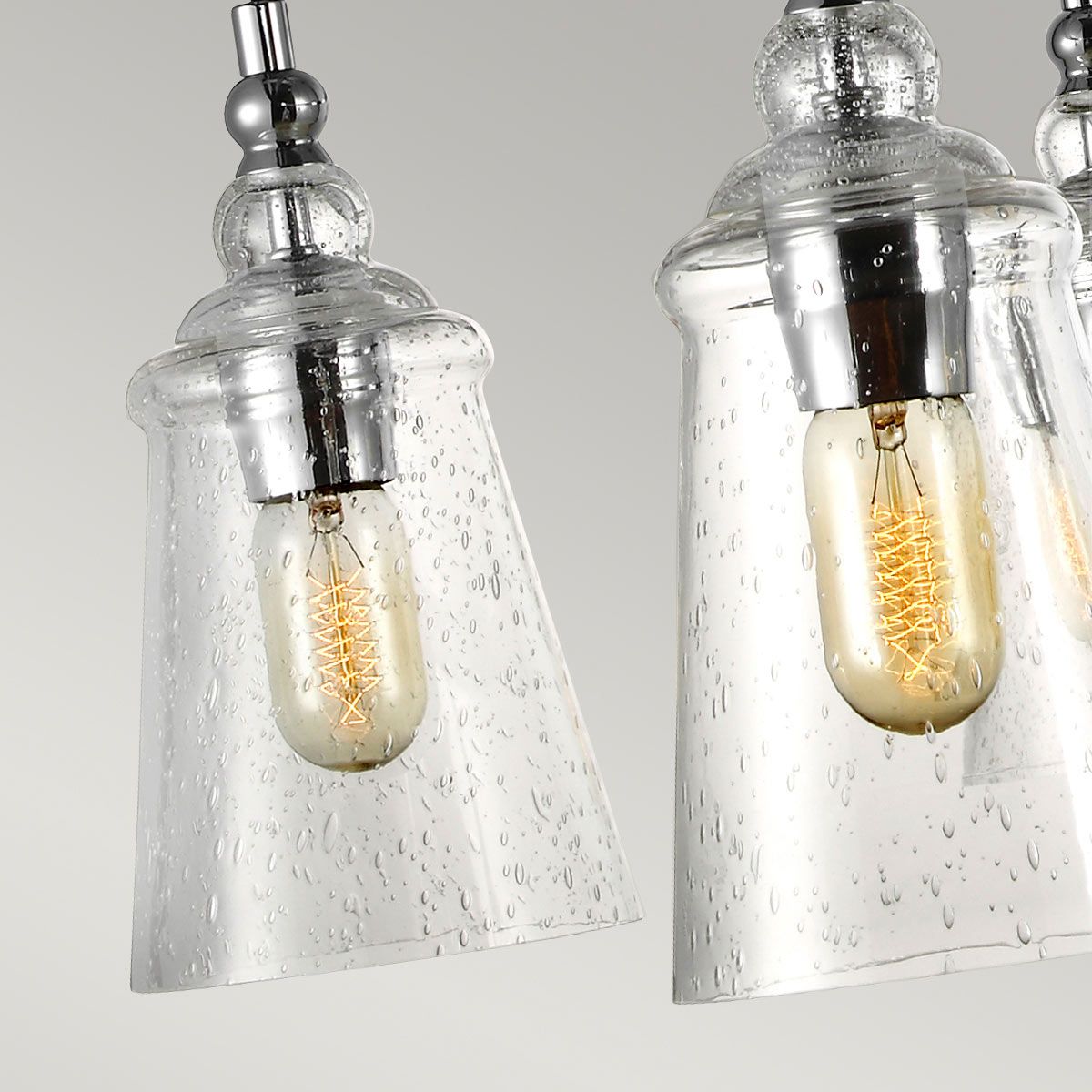 Quintiesse Loras 6 Light Chandelier - Chrome