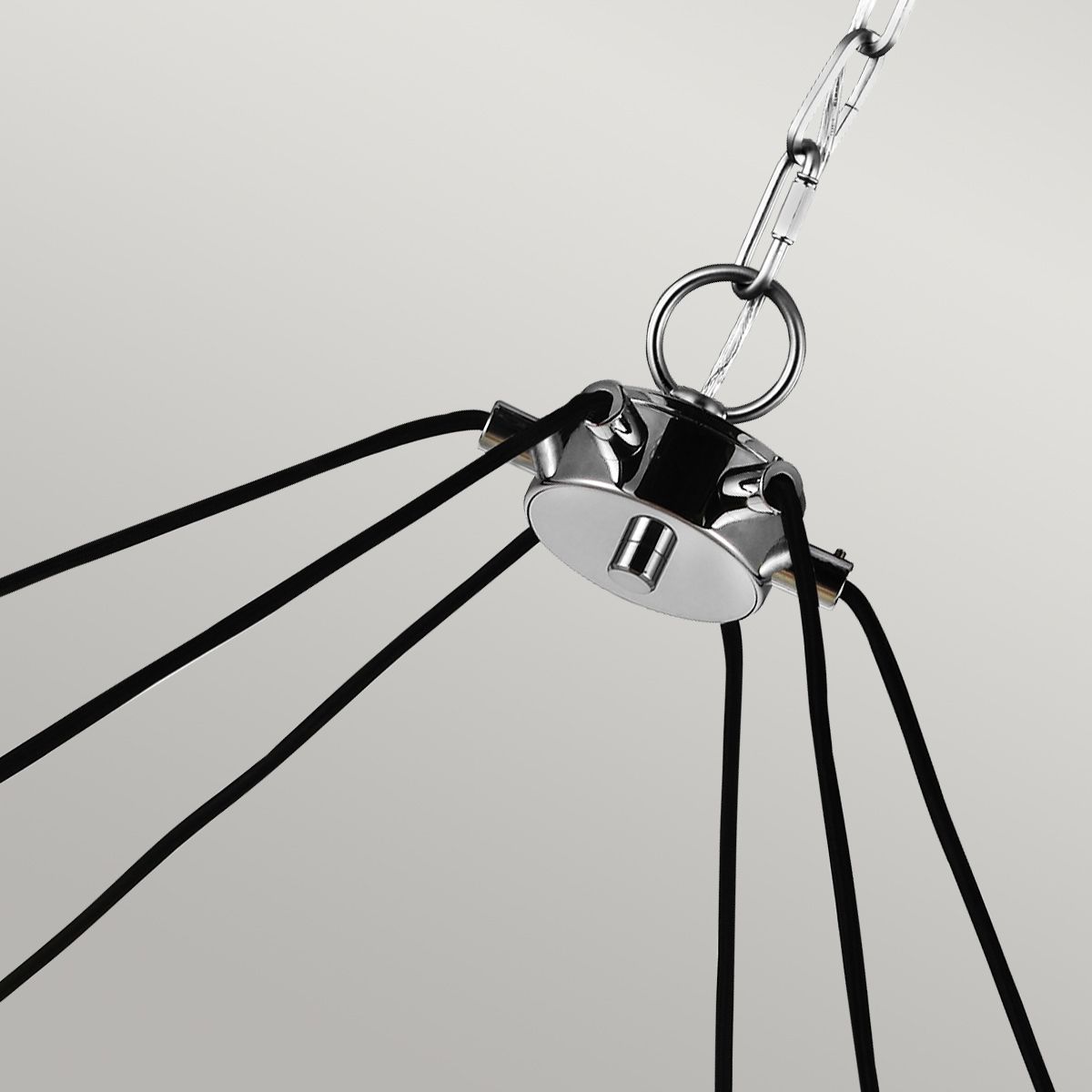 Quintiesse Loras 6 Light Chandelier - Chrome