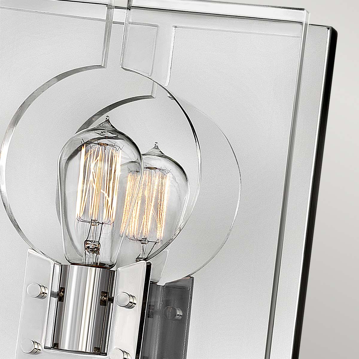 Quintiesse Ludlow Single Wall Light - Polished Nickel