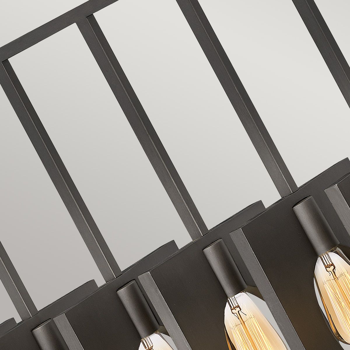 Quintiesse Ludlow 8 Light Pendant - Brushed Graphite