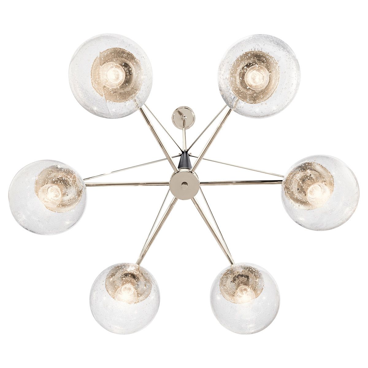 Quintiesse Marilyn 6 Light Chandelier - Polished Nickel