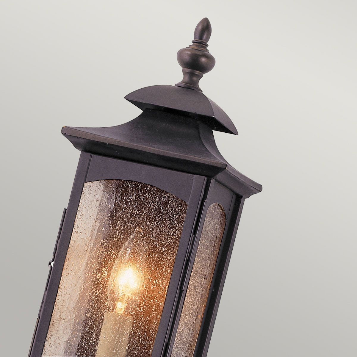 Quintiesse Market Square Single Wall Light - Oil Rubbed Bronze