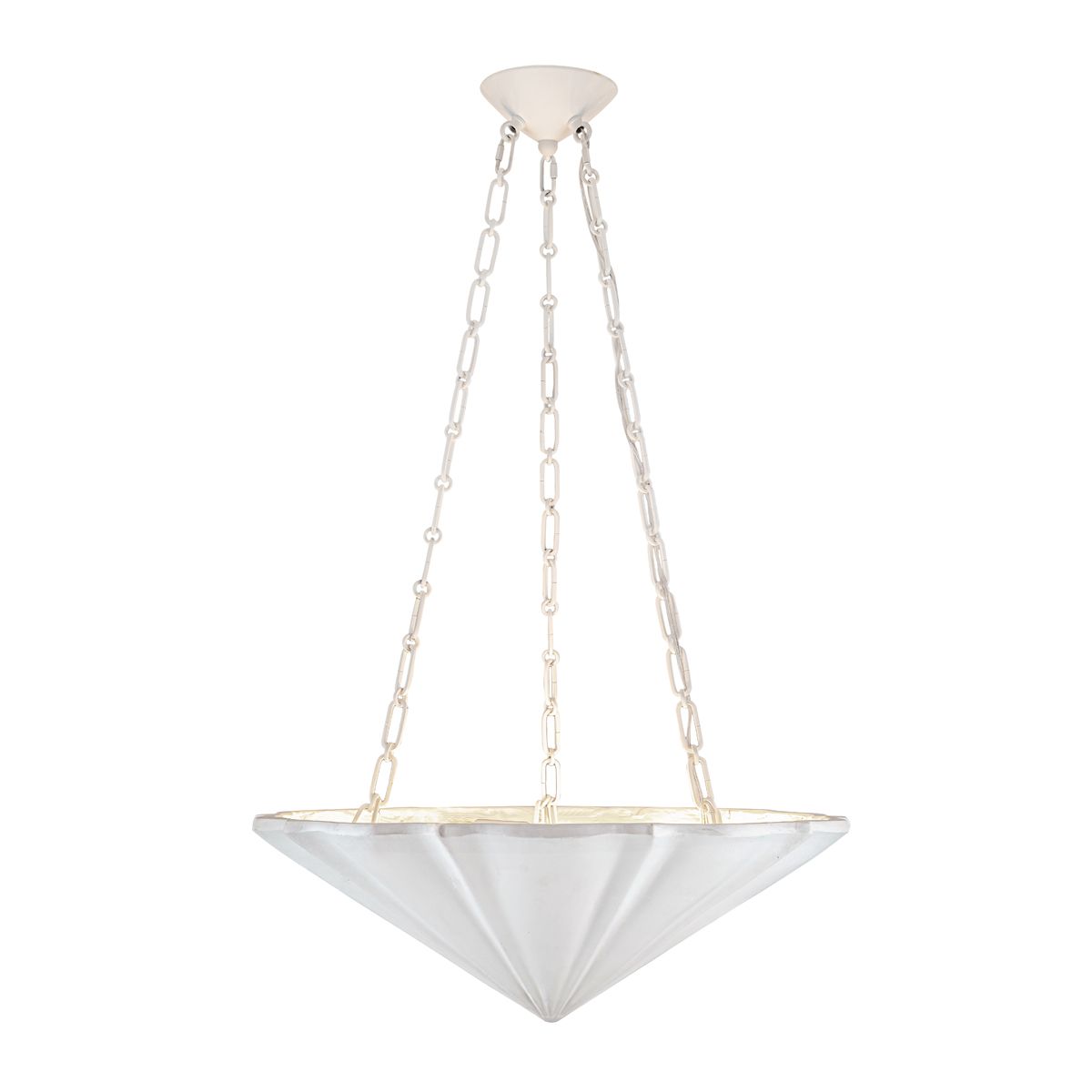 Quintiesse Martine 3 Light Pendant - Antique White