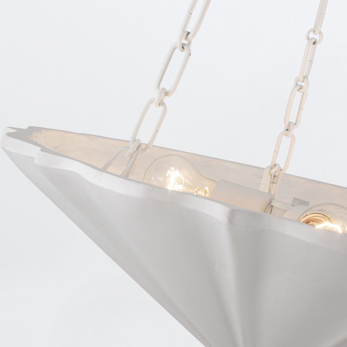 Quintiesse Martine 3 Light Pendant - Antique White