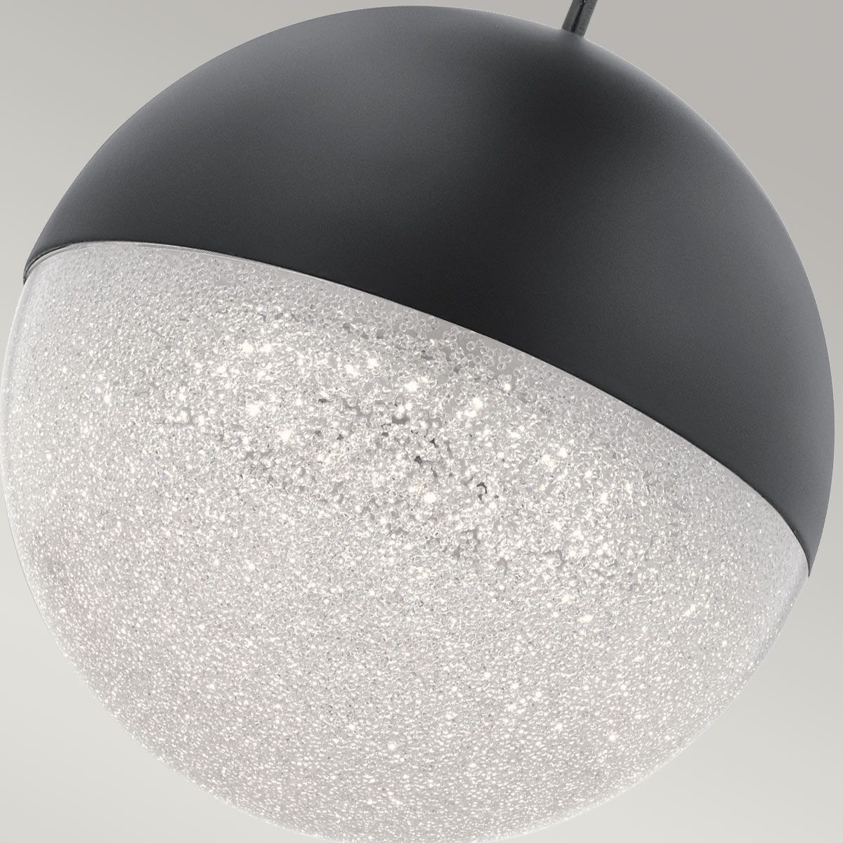 Quintiesse Moonlit LED Mini Pendant - Matte Black