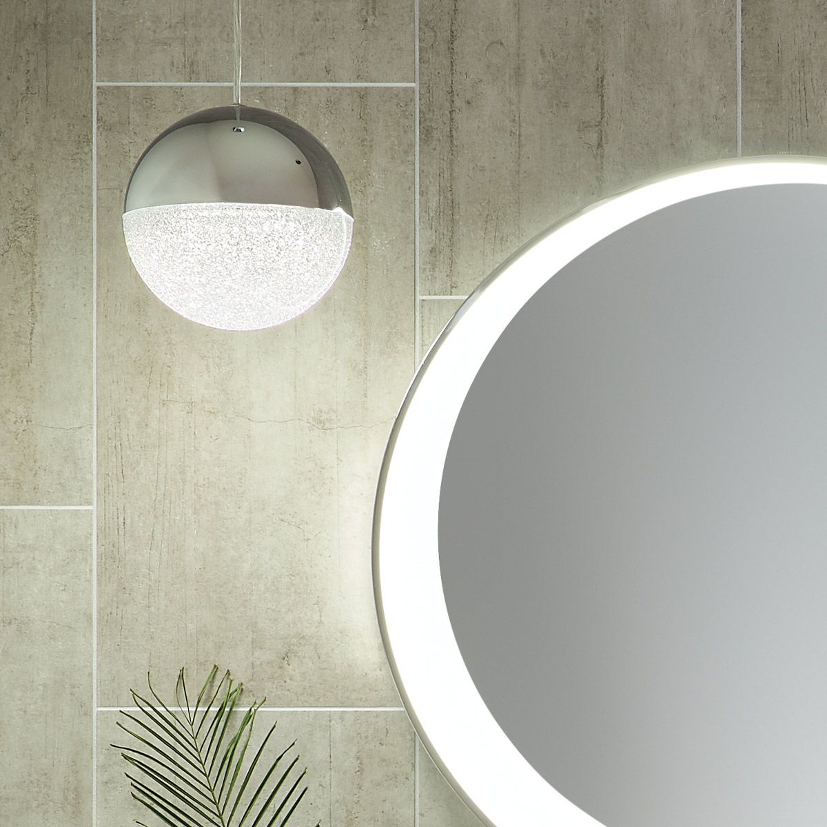 Quintiesse Moonlit LED Mini Pendant - Polished Chrome