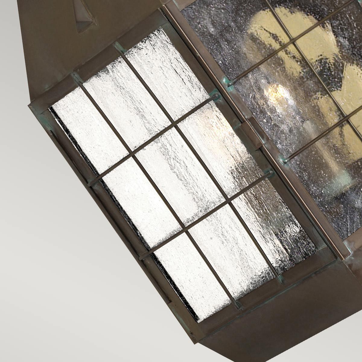 Quintiesse Nantucket 2 Light Large Wall Lantern - Aged Brass
