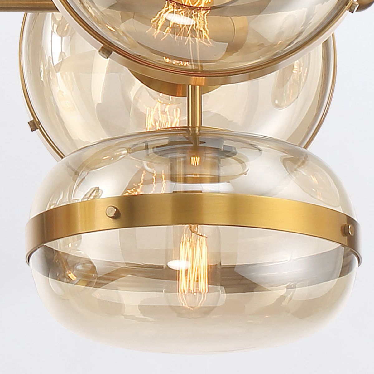Quintiesse Nottingham 10 Light Linear Pendant - Antique Brass