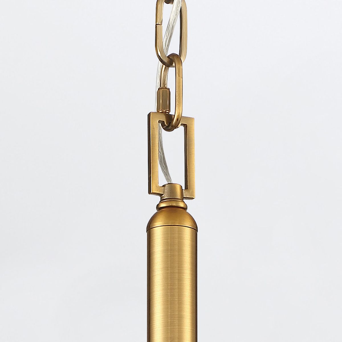Quintiesse Nottingham 1 Light Pendant - Antique Brass